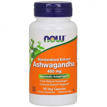 Ashwagandha Extract 450mg (90 cápsulas) - Now Foods