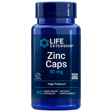 ZINCO 50mg 90 veg caps LIFE Extension