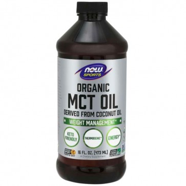 MCT Oil Organic (473ml) - Now Foods