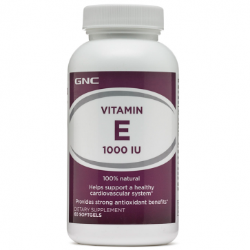 Vitamina E 1000IU (60 softgels) - GNC GNC