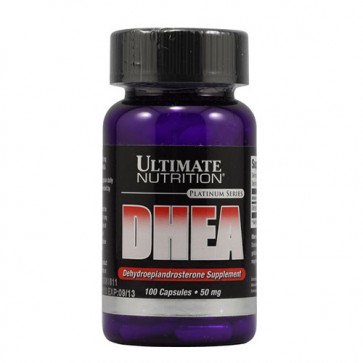 DHEA 50mg - Ultimate Nutrition (100 cápsulas)  Ultimate Nutrition