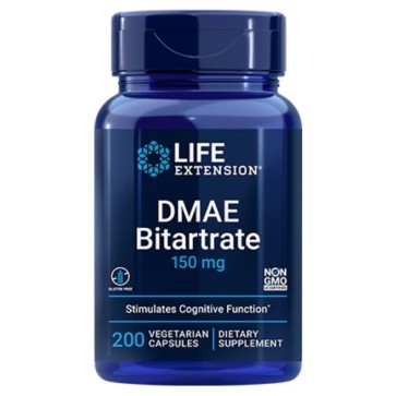 DMAE Bitartrate Dimethylaminoethanol 150 mg, 200s Life Extension Life Extension