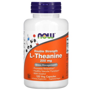 L-Theanine, 120 Veg Capsules Now