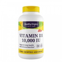 Vitamina D3 10.000 IU (360 softgels) - Healthy Origins Healthy Origins