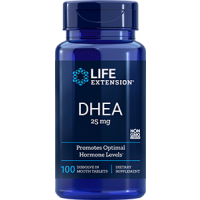 DHEA, 25 mg, 100 dissolve-in-mouth tablets