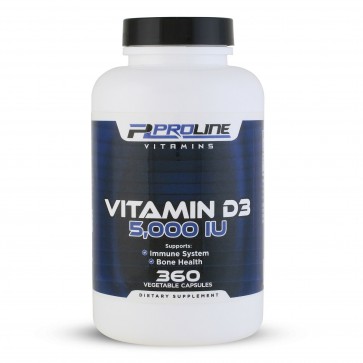 Vitamina D3 5.000 360 veg caps PLV Proline Vitamins Proline Vitamins