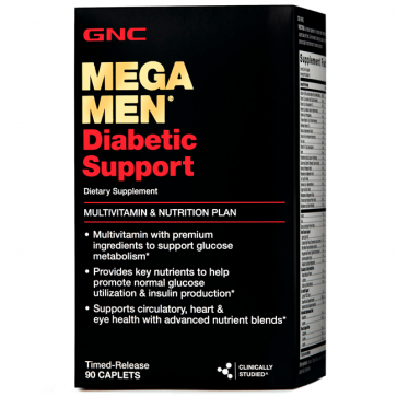 Mega Men Diabetic Support (90 caps) - GNC