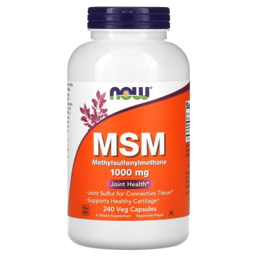 MSM, 1,000 mg, 240 Veg Capsules Now