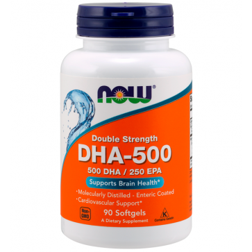 DHA-500 (90 softgels) - Now Foods