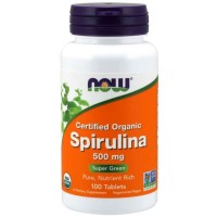 Spirulina 500mg (100 tabletes) - Now Foods