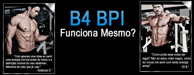 B4 - BPI Sports - Pré-treino - Termogênico B4 - BPI Sports - Pré-treino - Termogênico