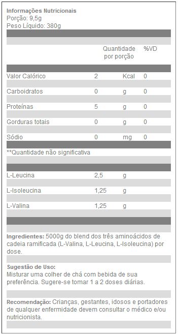 BCAA em pó Optimum 380g