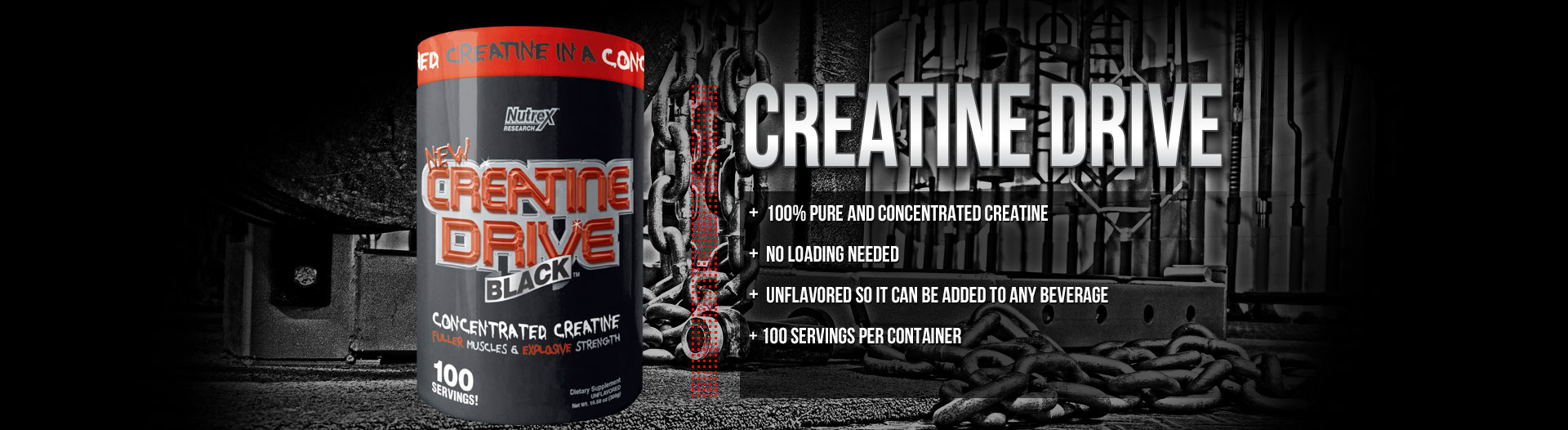 Creatine Drive no Brasil da Nutrex