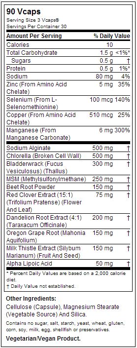 Резултат с изображение за NOW FOODS Detox Support
