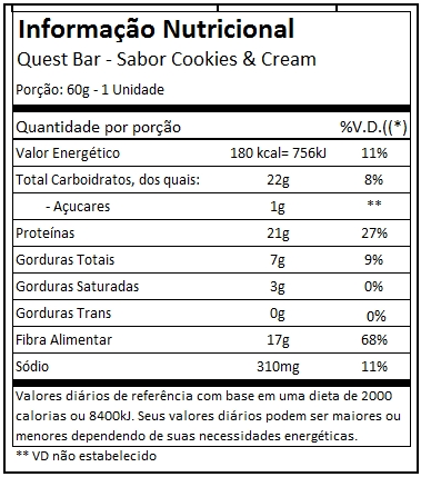 Quest Bar - Cookies