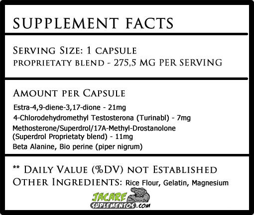 THOR- R2 Research Labs - Tabela Nutricional